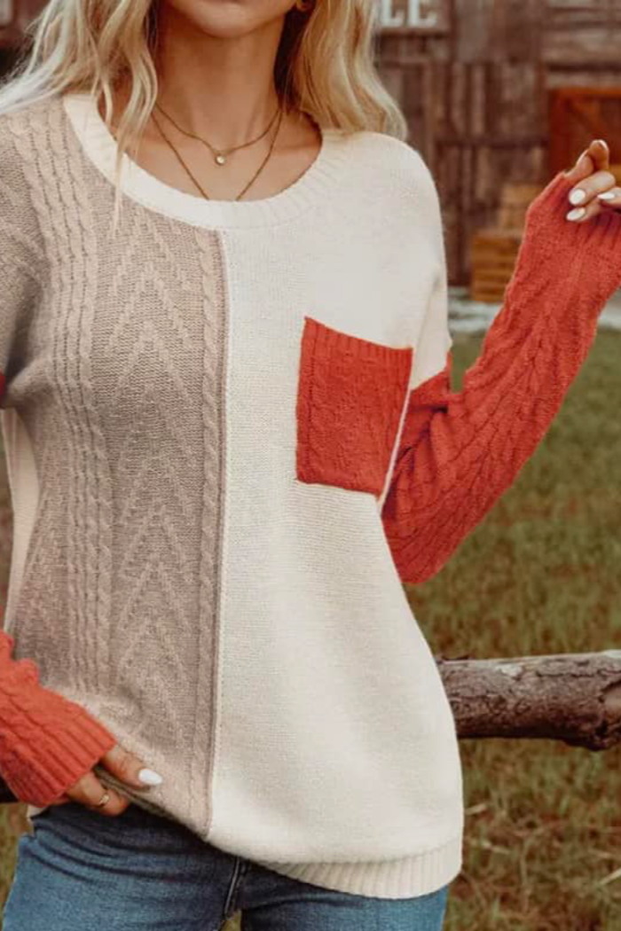 Color Block Sweater