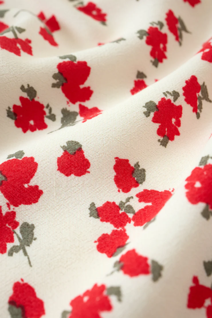 Hana La Rosa Ditsy Max Dress- Sea Salt