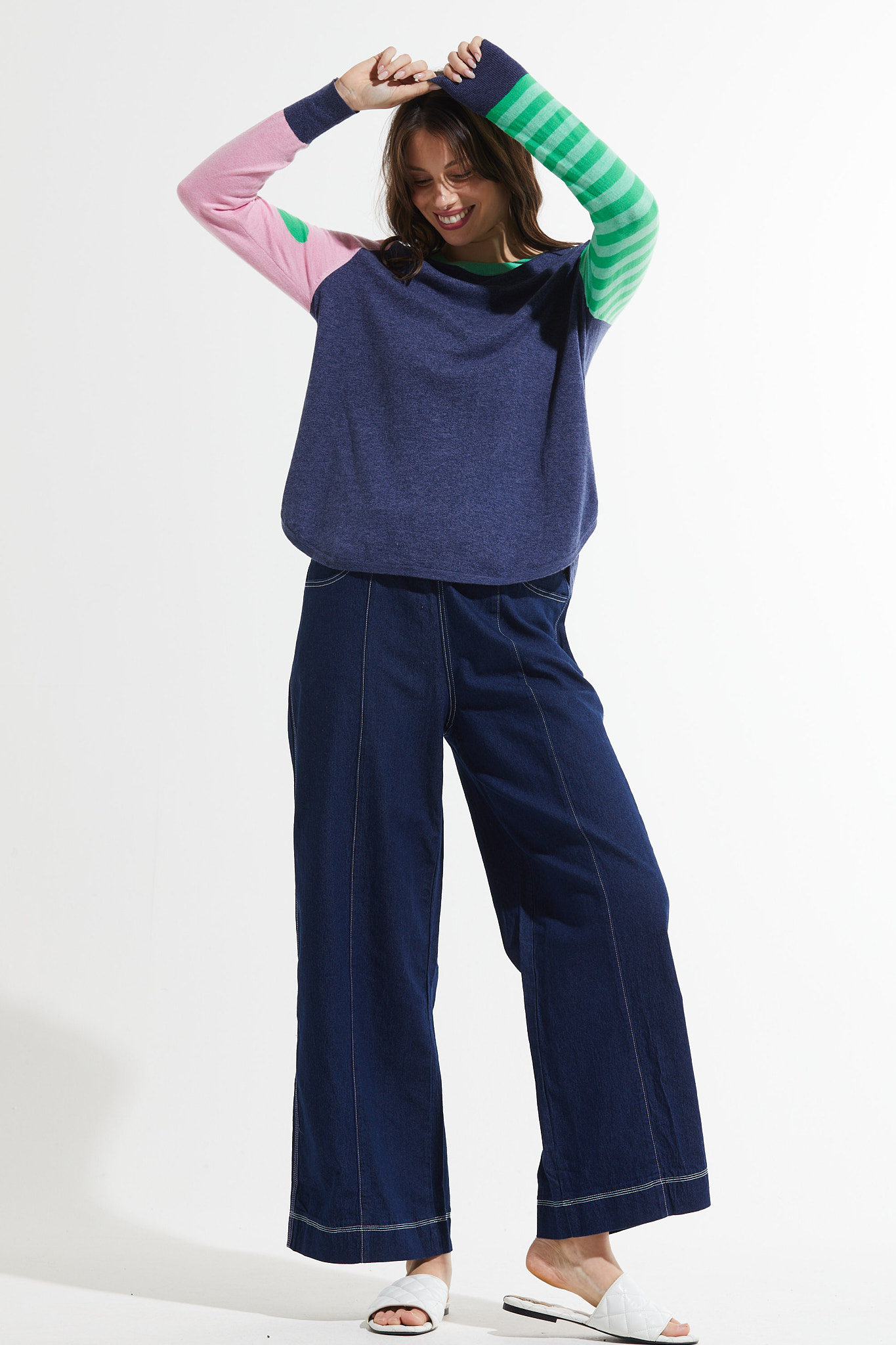 Zaket and Plover Spots + Stripe Sweater