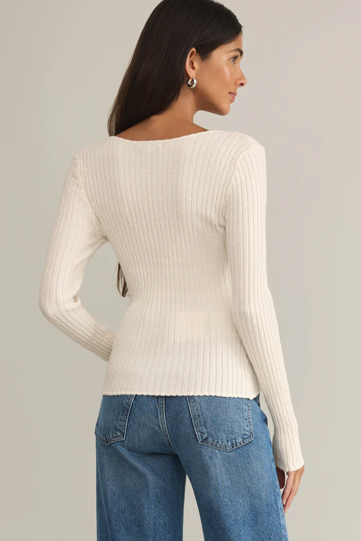 Emilie Button Up Sweater