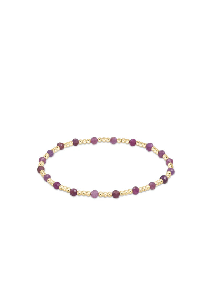 Gold Sincerity 3MM Bead Bracelet
