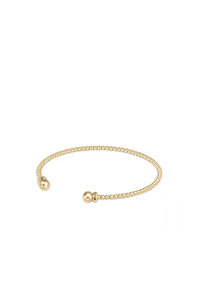 Classic Gold 2MM Bead Cuff