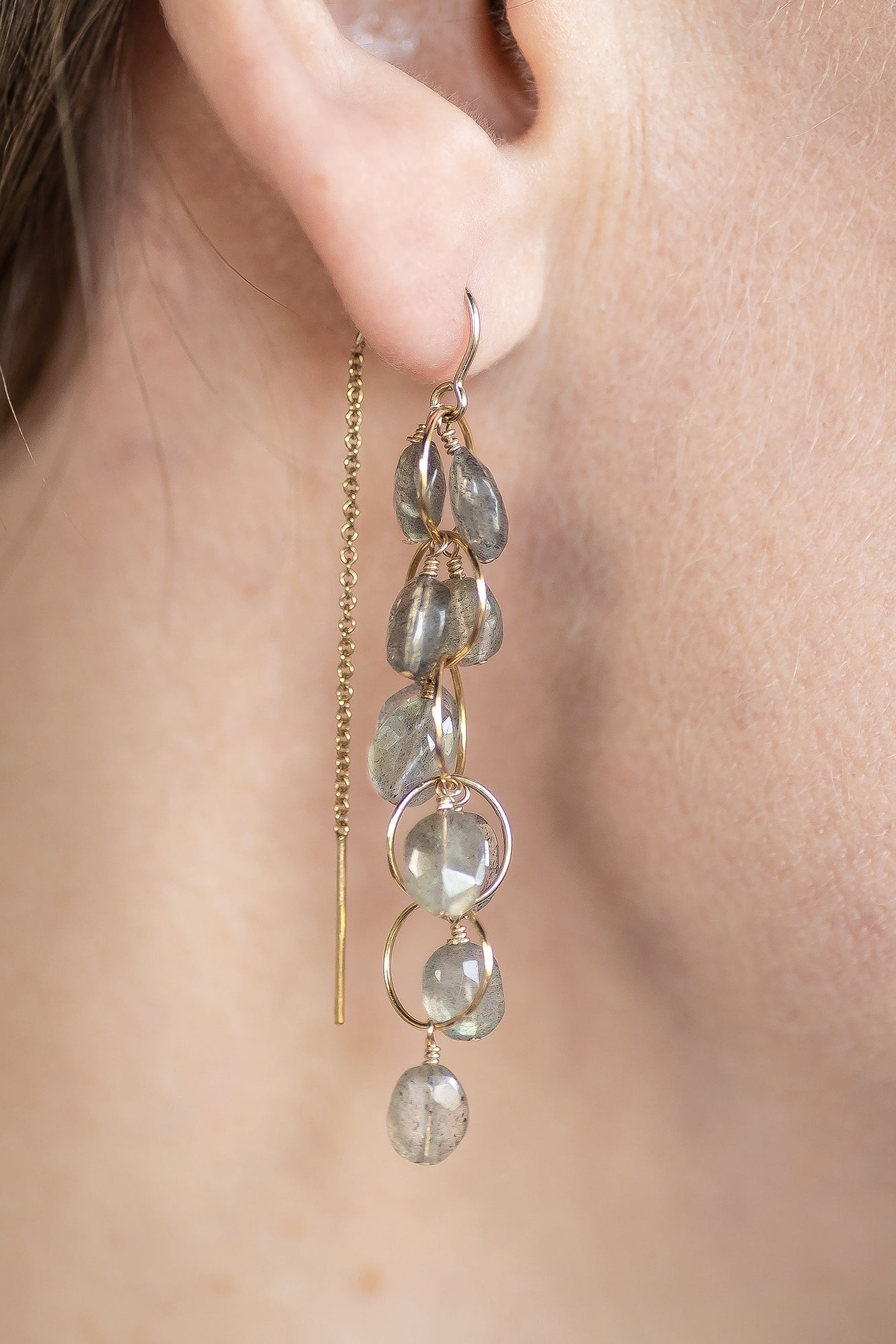 Labradorite Aurora Earrings