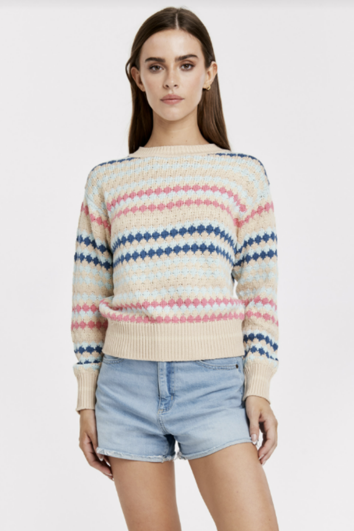 Jewel Striped Sweater