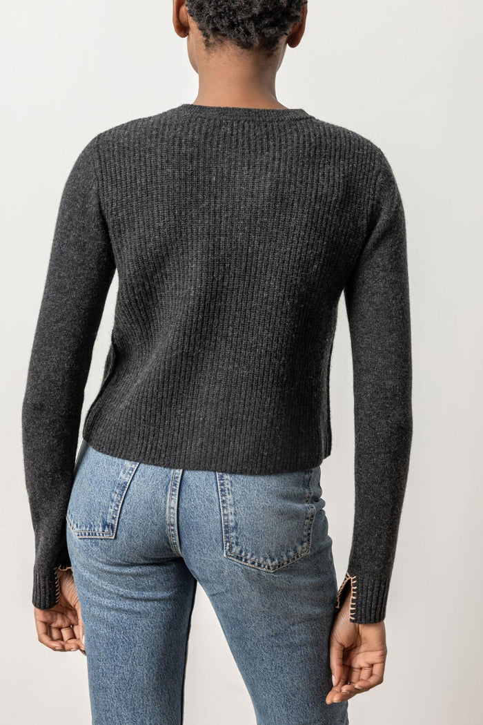 Ribbed Cardigan Sweater