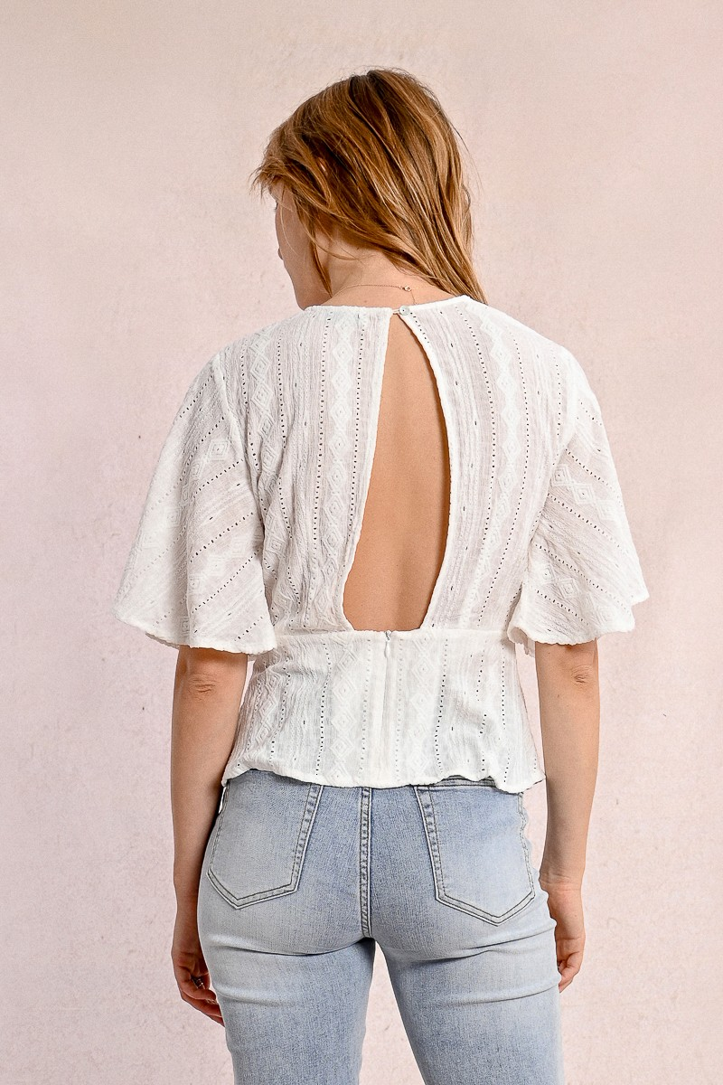English Embroidery Top