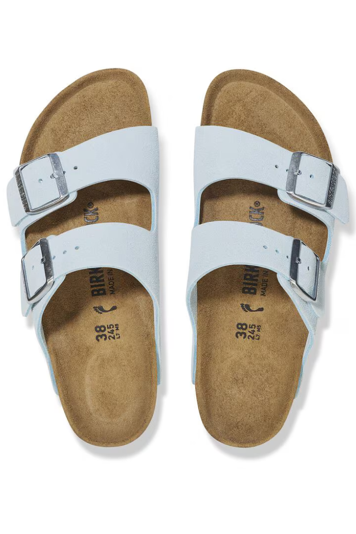 Arizona Narrow Width In Baby Blue Suede