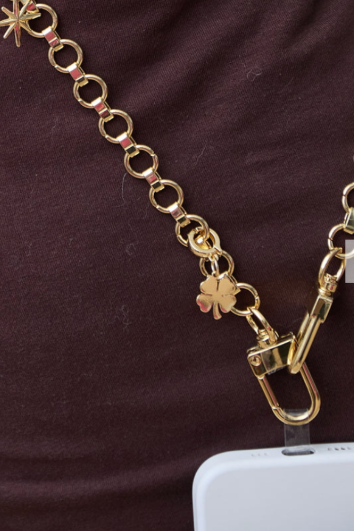 Lucky Clover Gold Charm