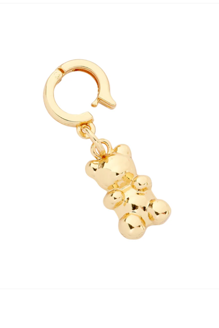 Teddy Bear Gold Charm