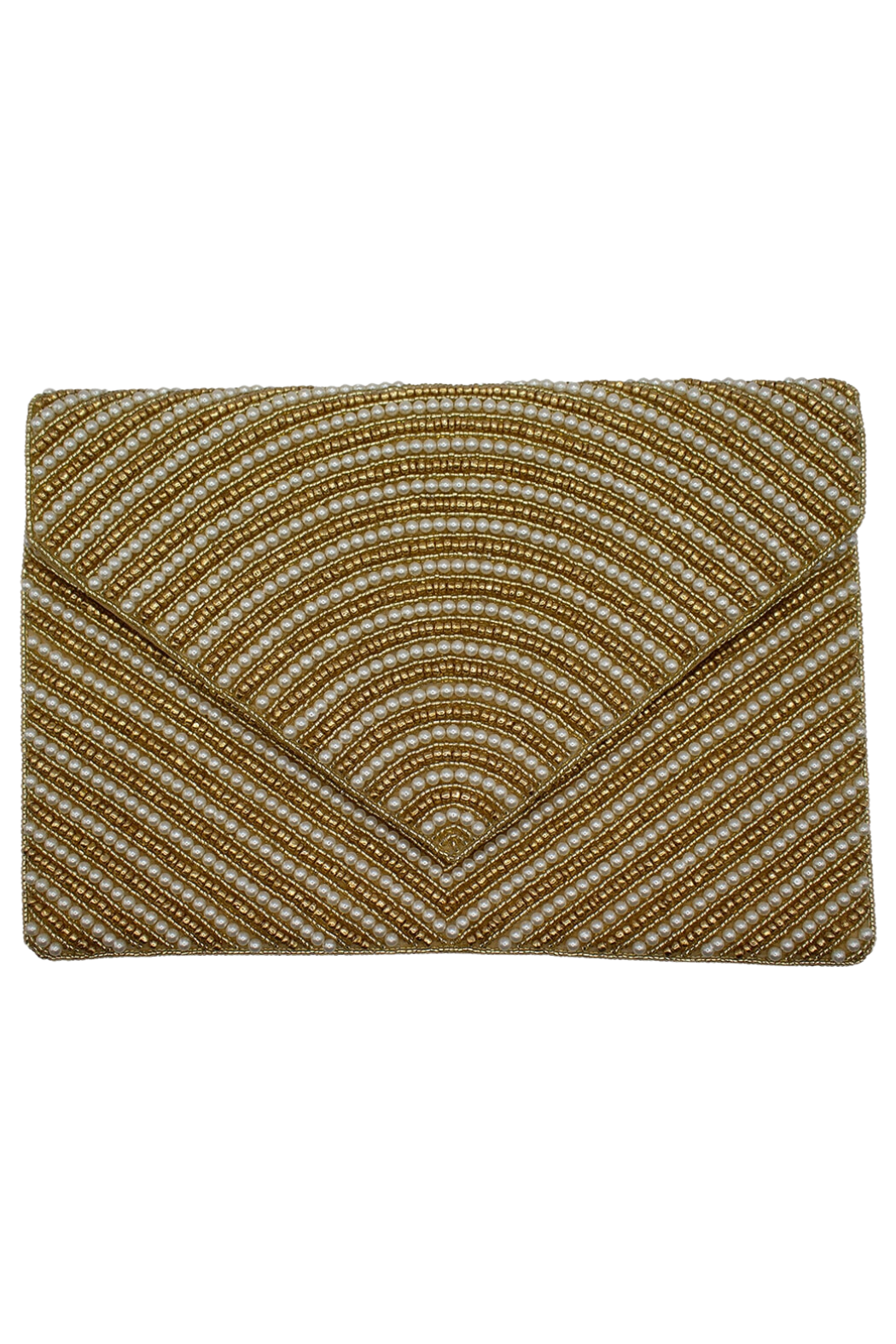 Twofer Pearl Beaded Clutch