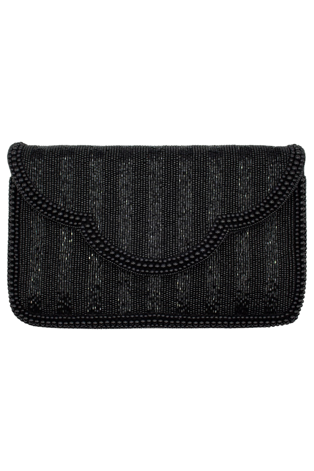 Scallop Beaded Clutch