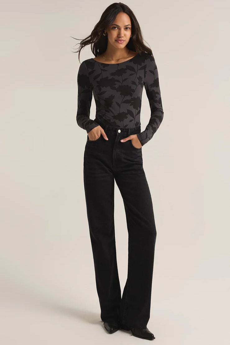 Baela Shadow Floral Bodysuit