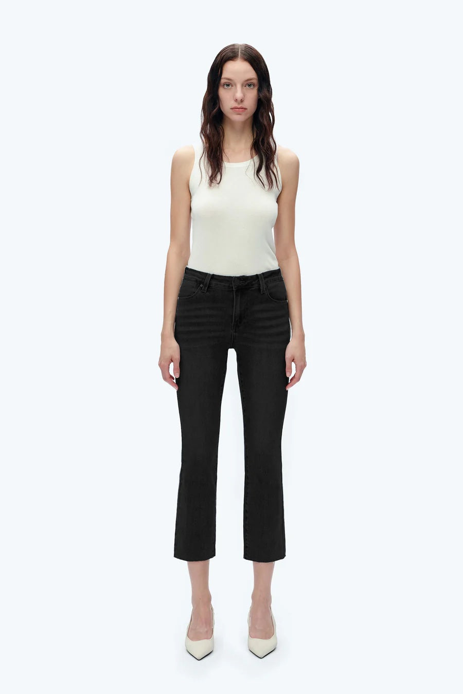 Bayeas Mid Rise Straight Jeans