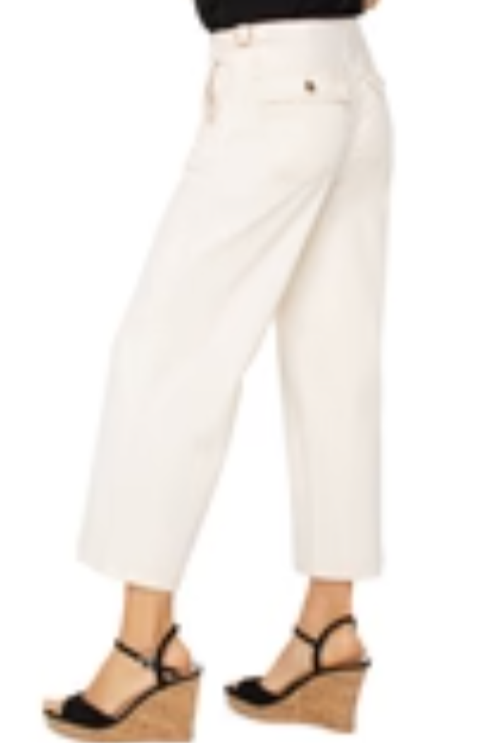 Utility Stride Wide Leg Crop W/ Side Tabs