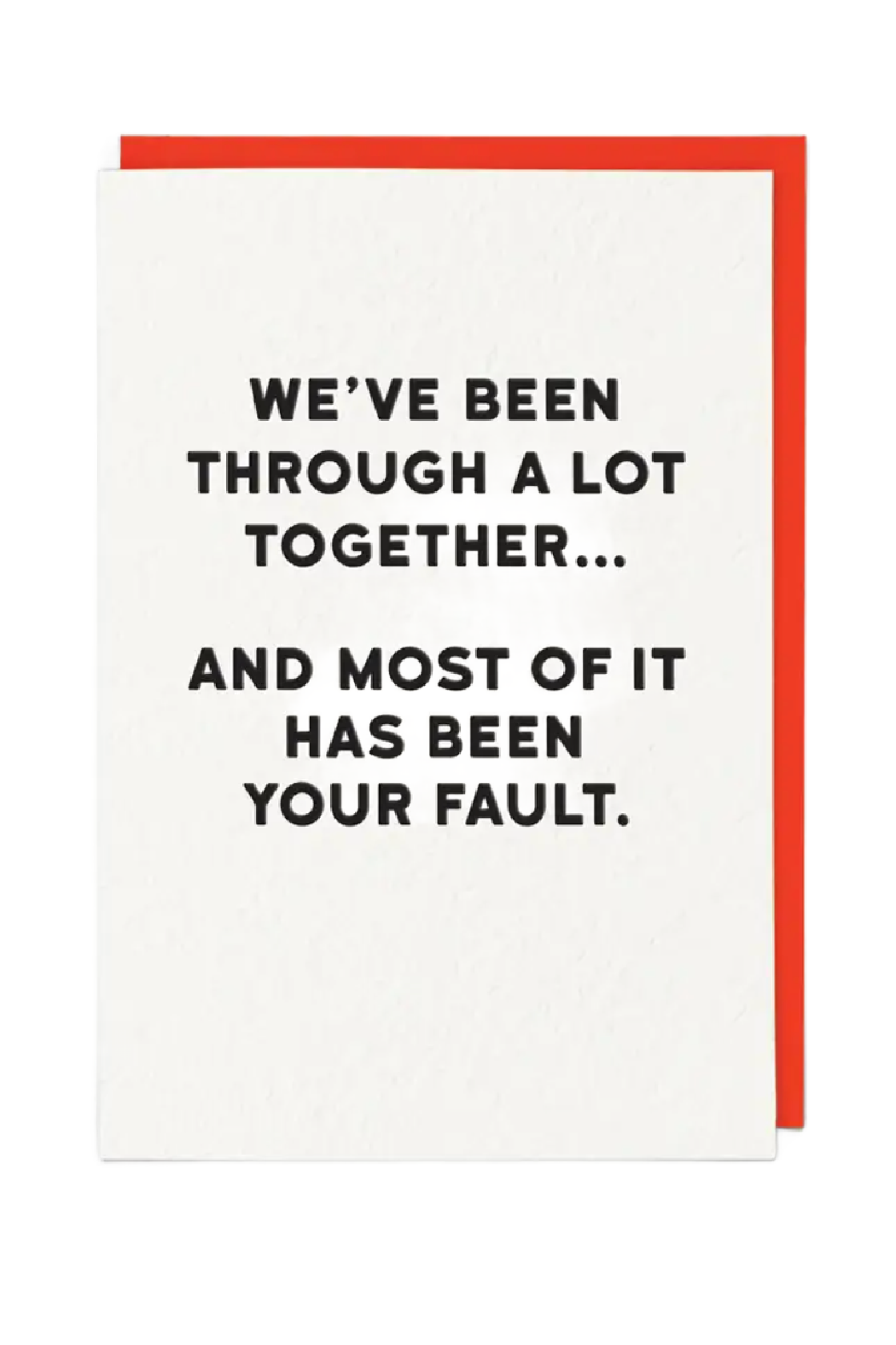 Fault Greeting Card