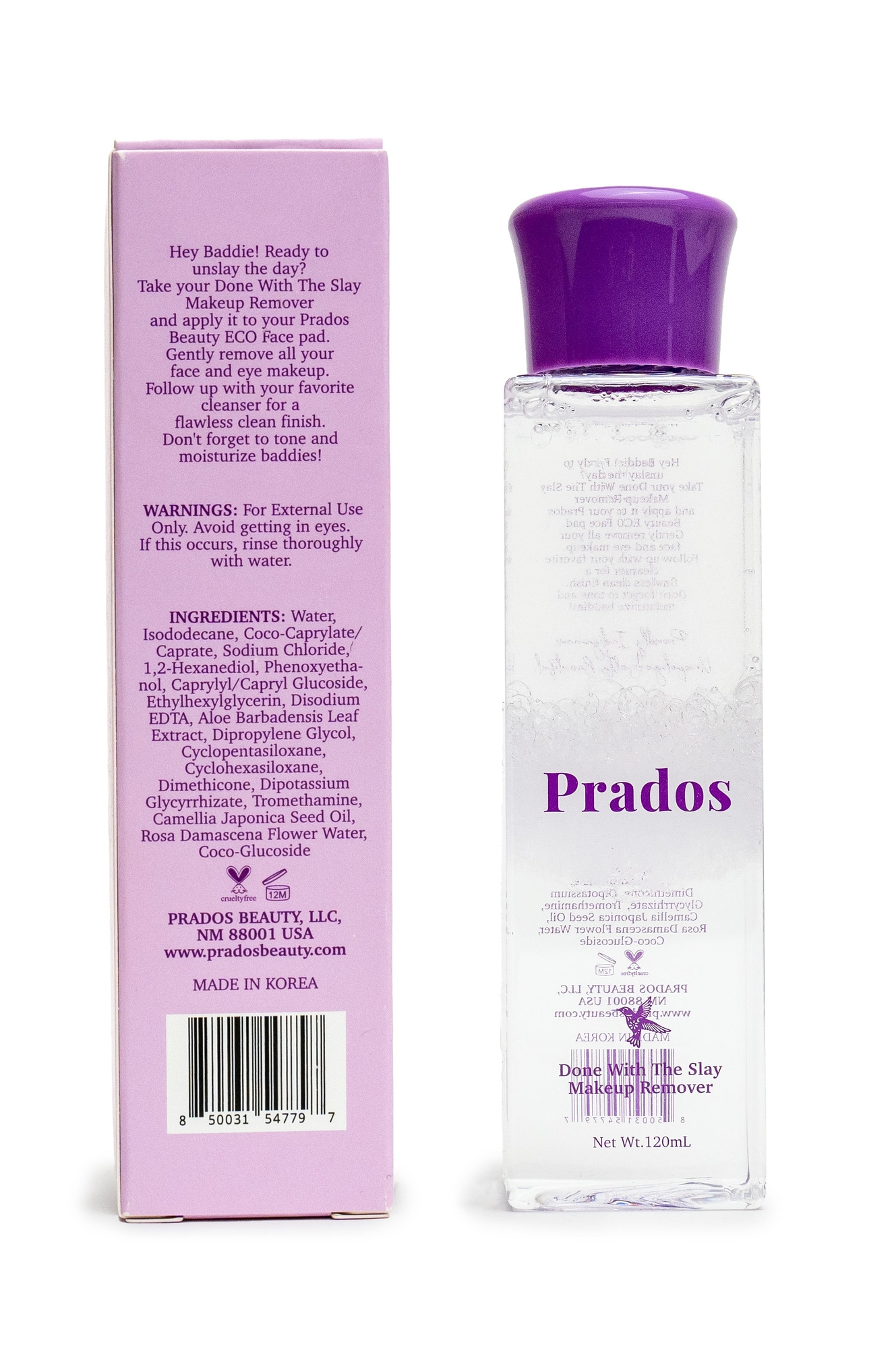 Prados Done With The Slay Makeup Remover