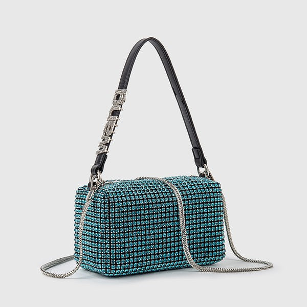 Rhinestone Bag Chain Evening Shoulder Purse