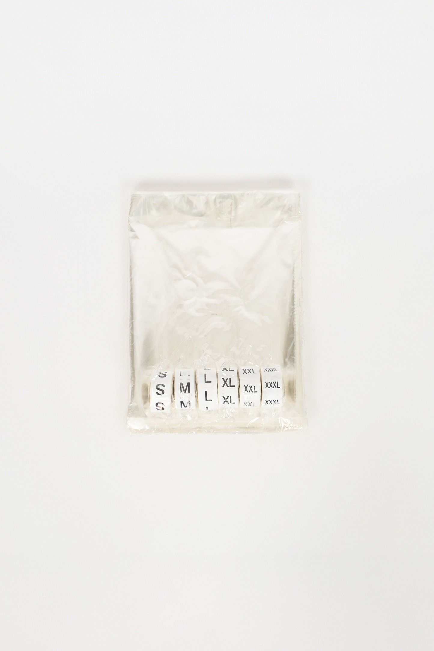 Poly Bag and Size Sticker Set