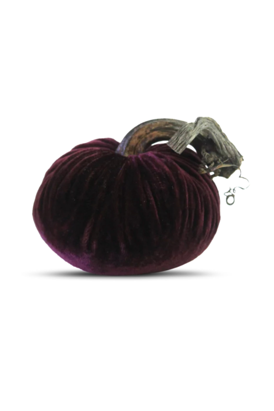4" VELVET PUMPKINS