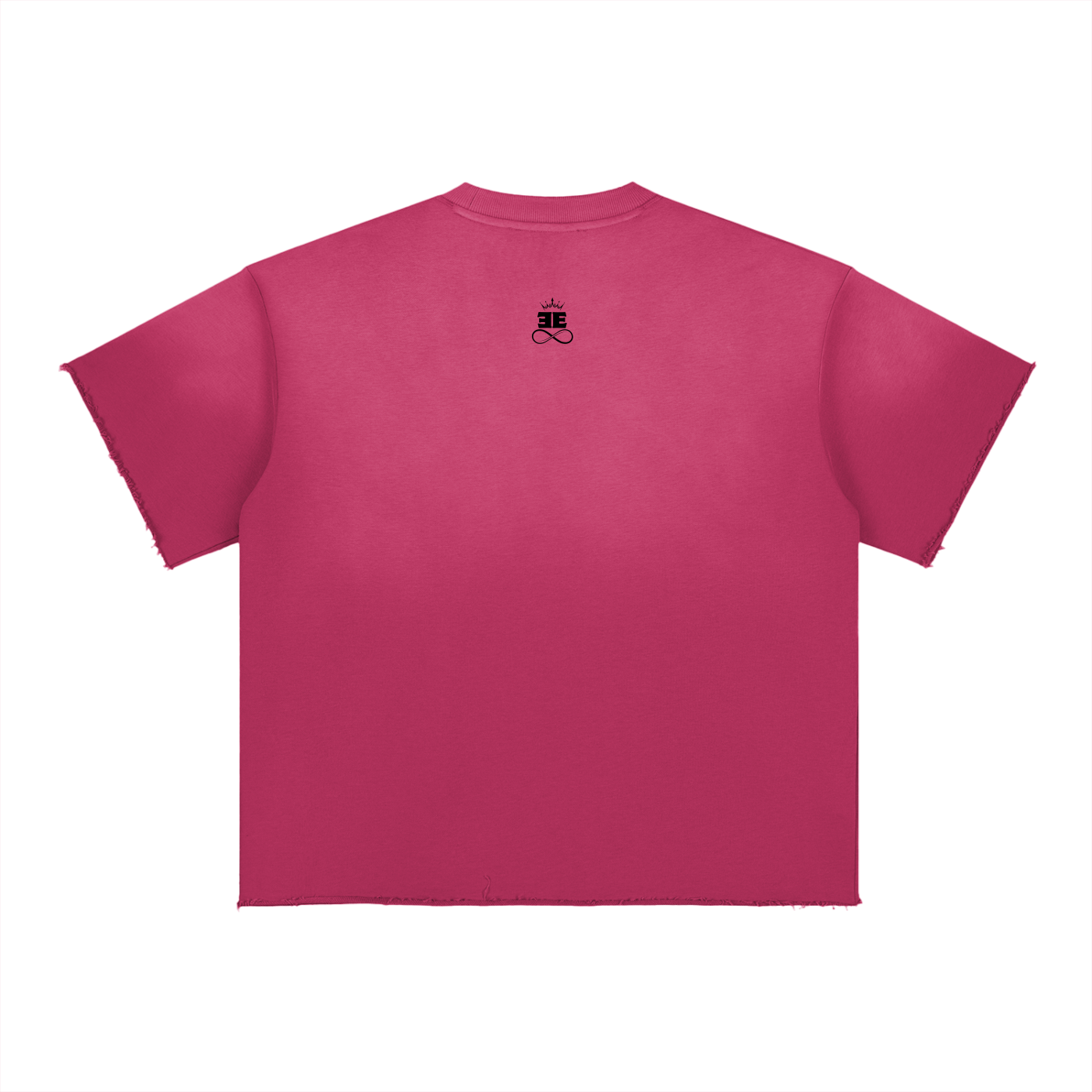 ESSNTIAL ELEMNTS Unisex 350G Sun Fade Raw Edge Tee