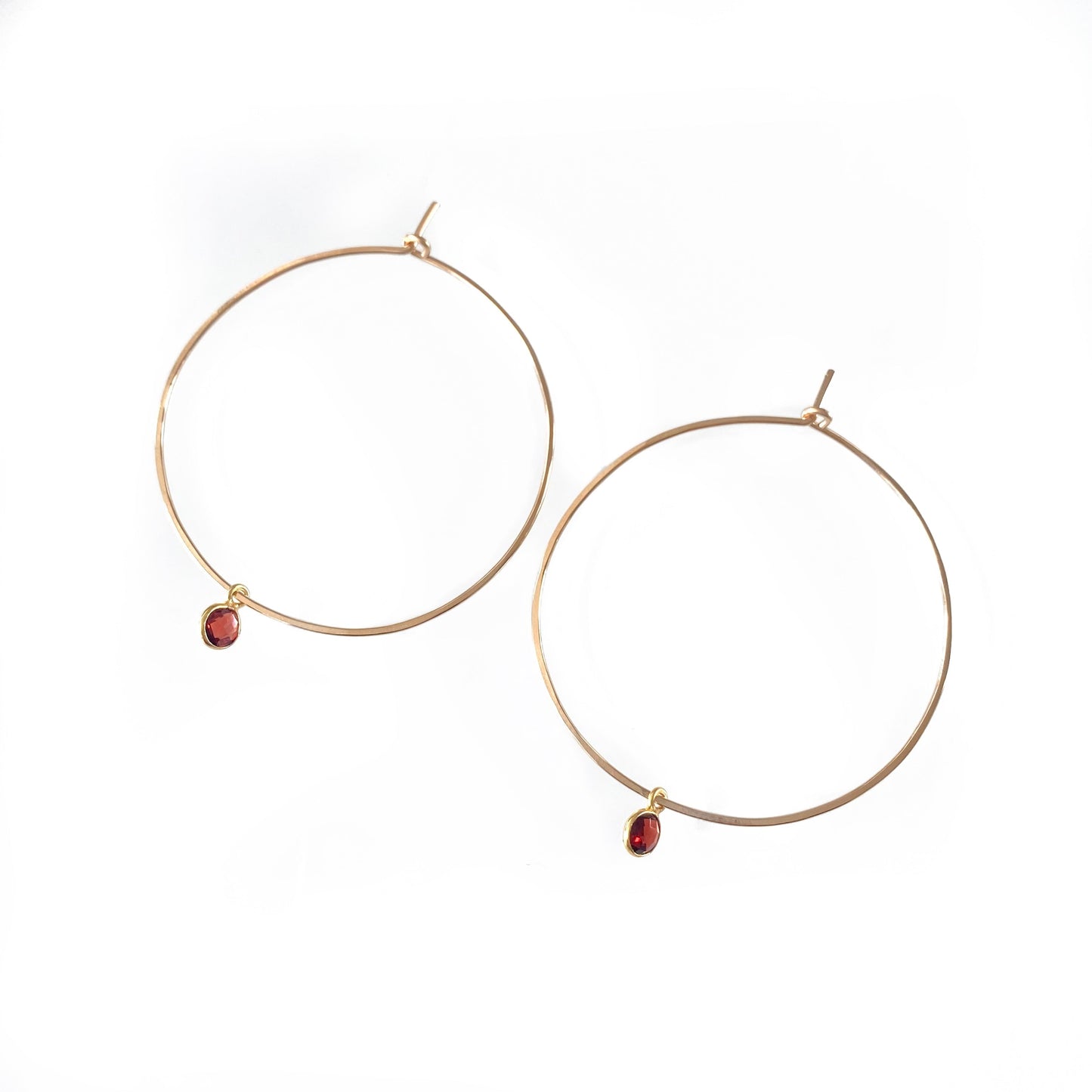 Garnet Hoops