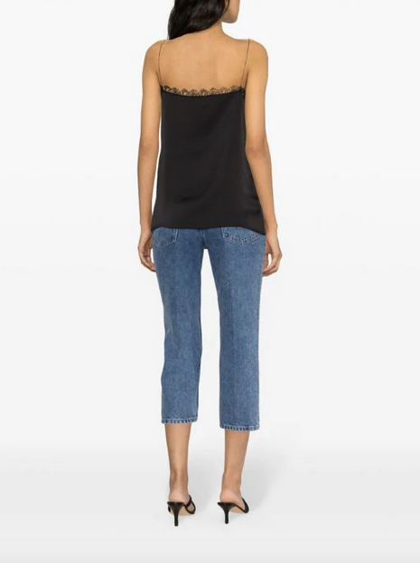 Philosophy di Lorenzo Serafini Lace Trim Satin Camisole