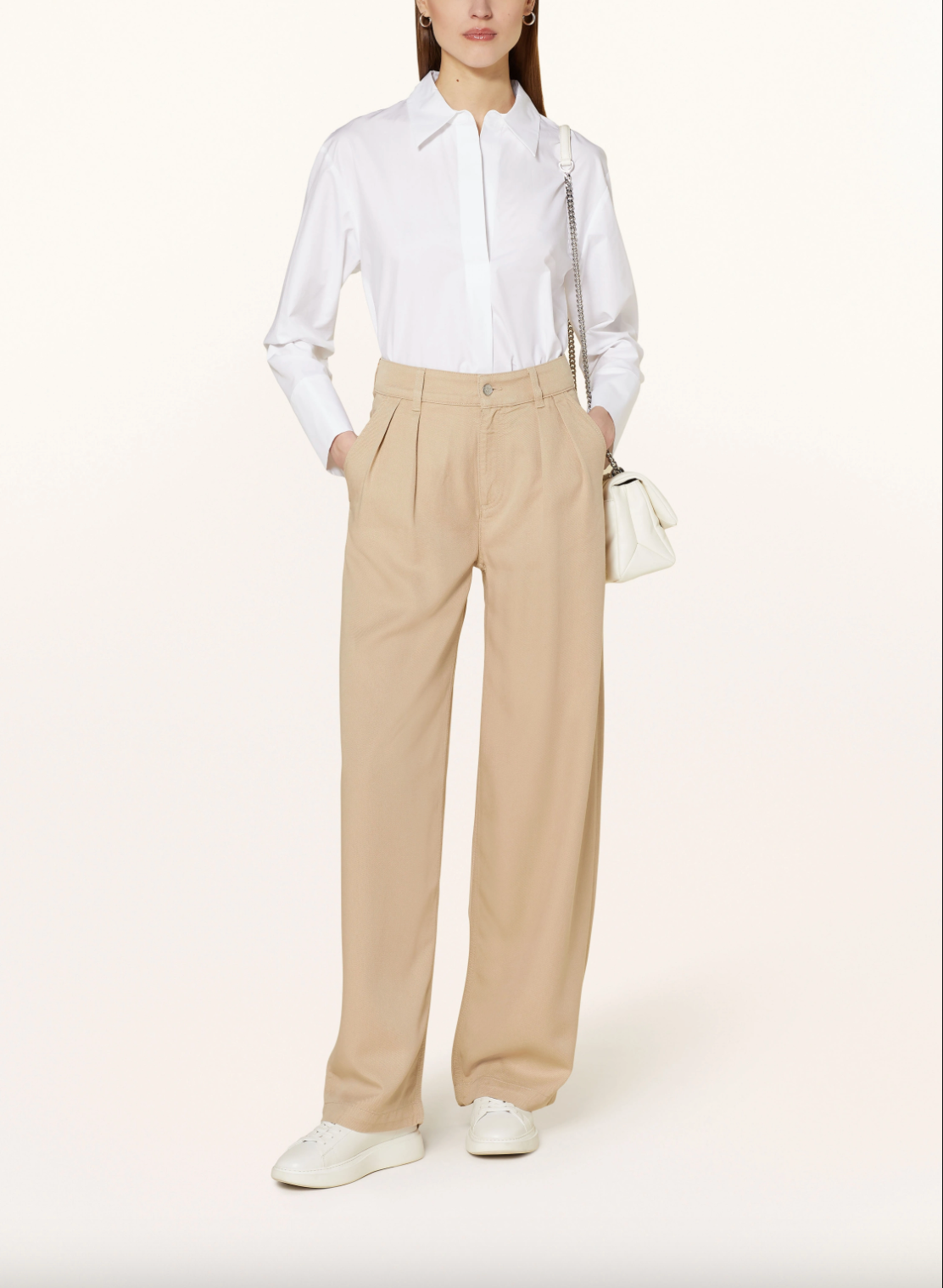 Hugo Boss Beige C_Tanjura-W Trousers