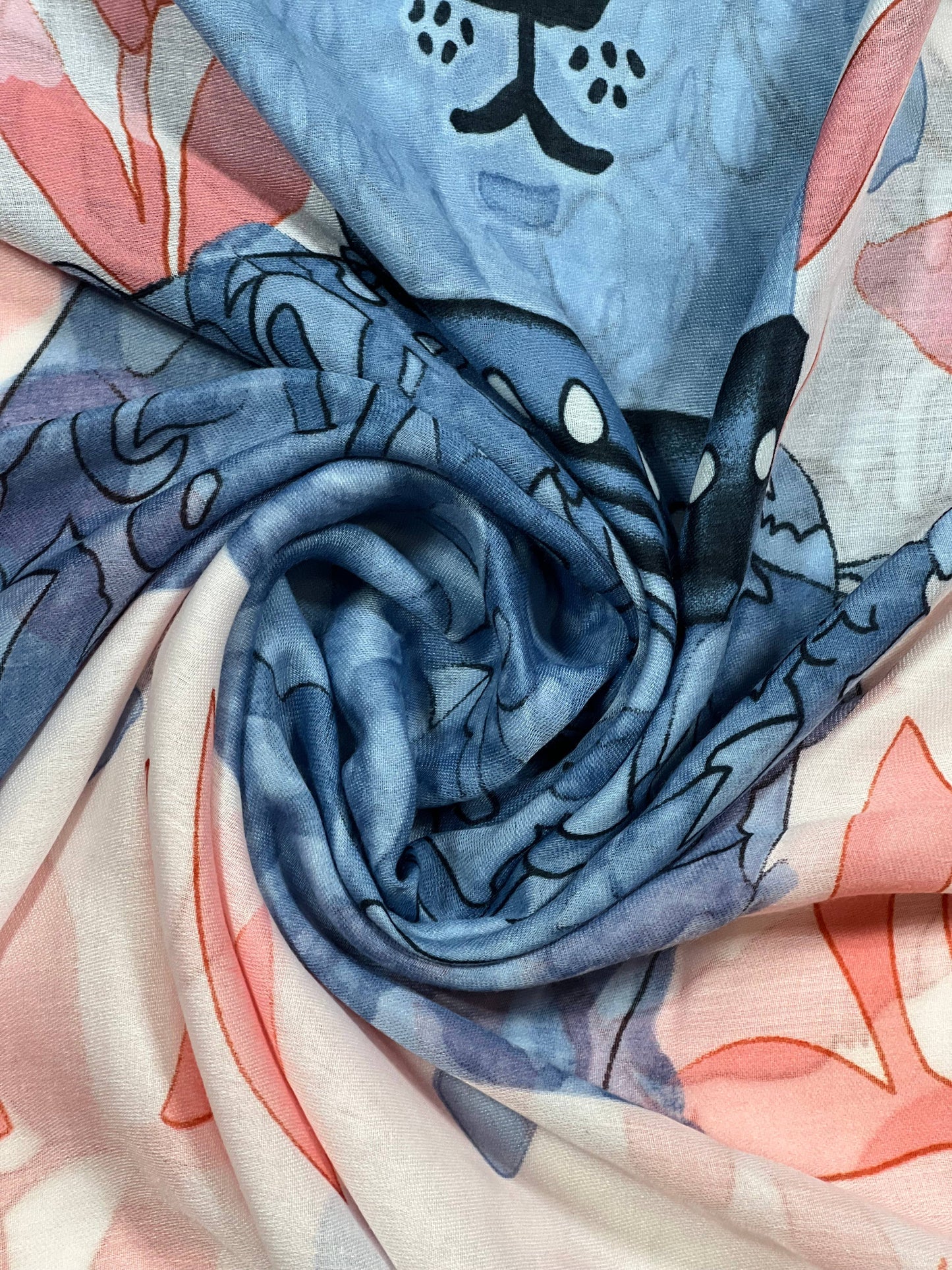 Light weight Cotton Viscose Blend Scarf For Women