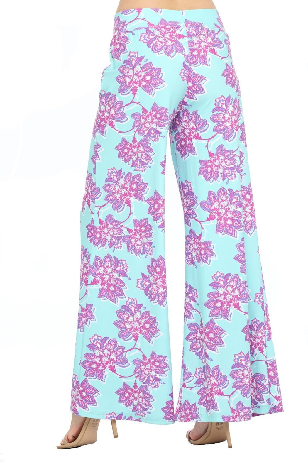 Floral Wide Leg Pants