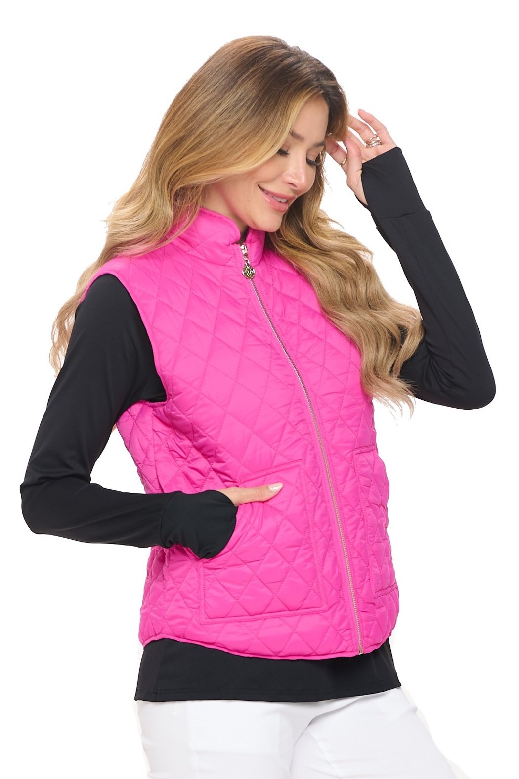 Pink Puffer Vest