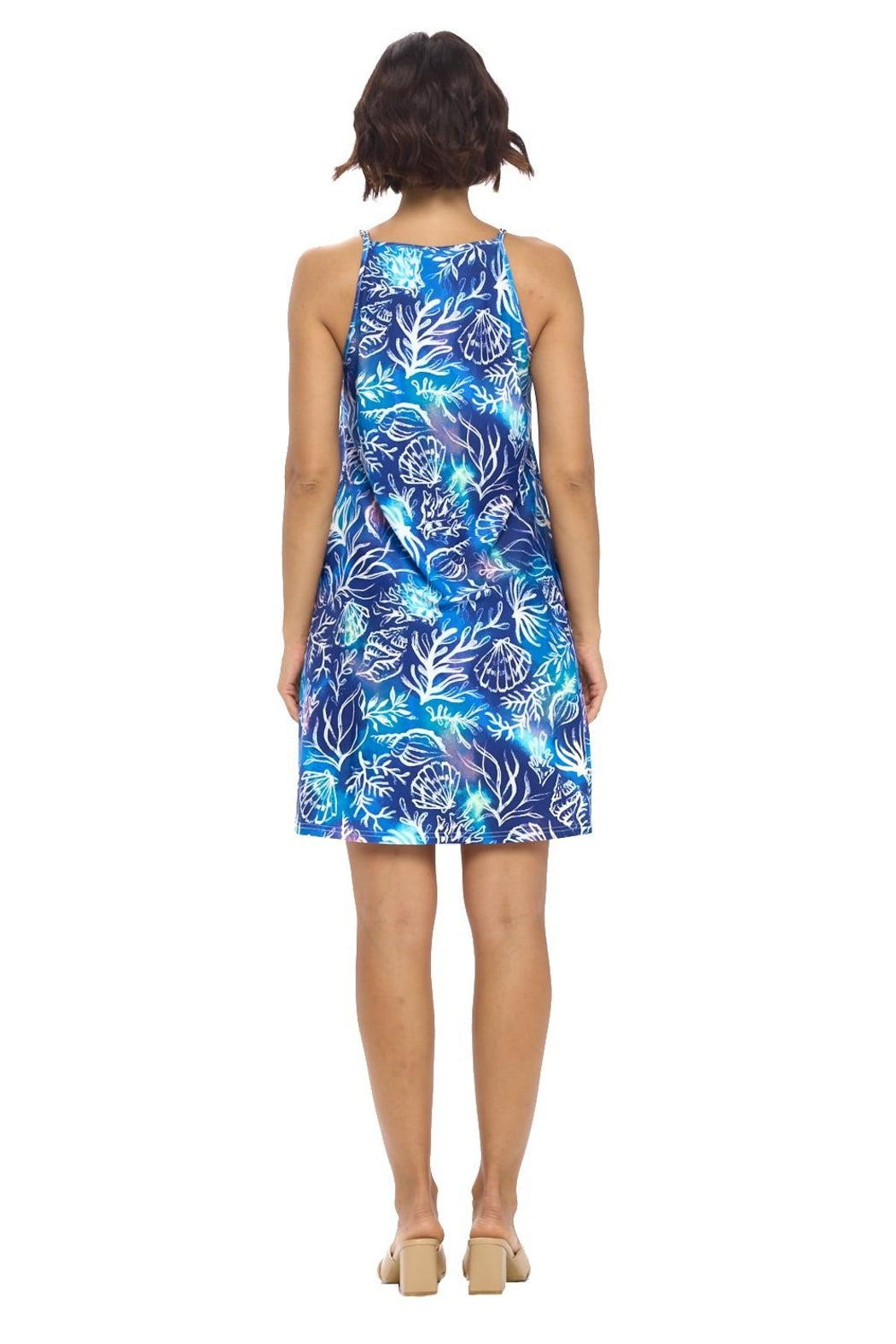 Royal Shells Chain Strap Dress