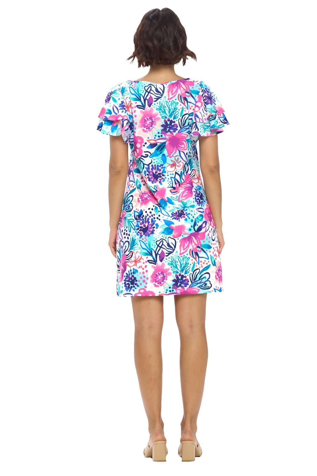 White Floral Dress