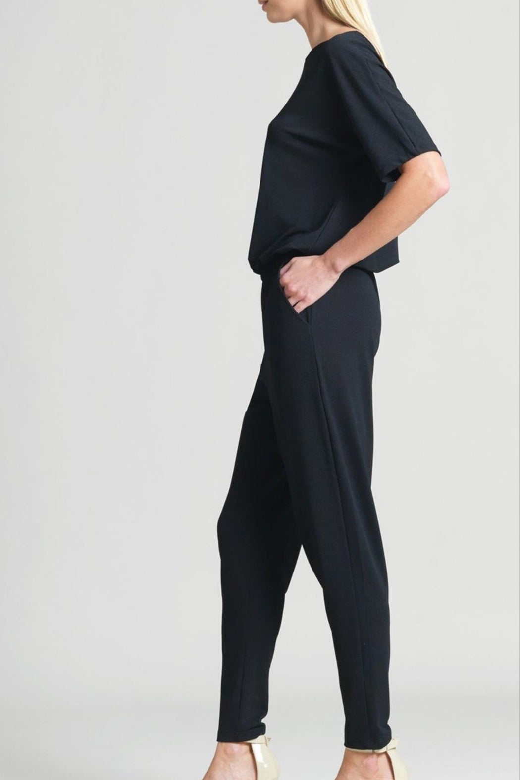 Crepe Jogger Jumpsuit