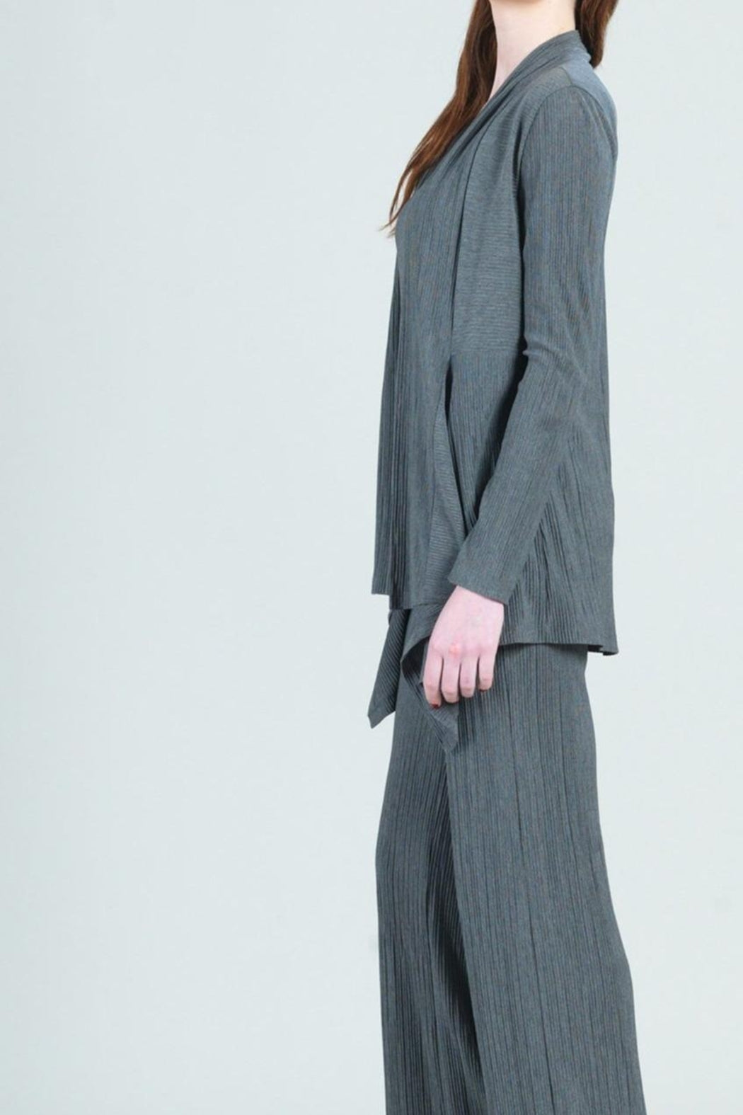 Pleated Cardigan Twin-Set