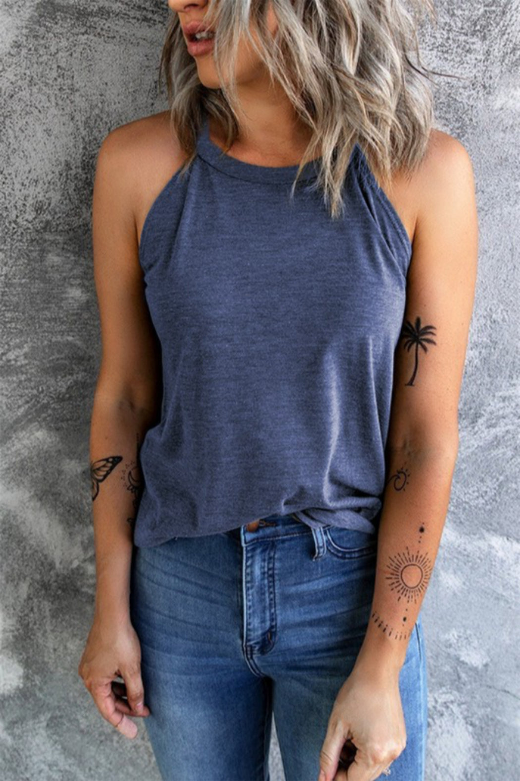 Crew Neck Tank Top