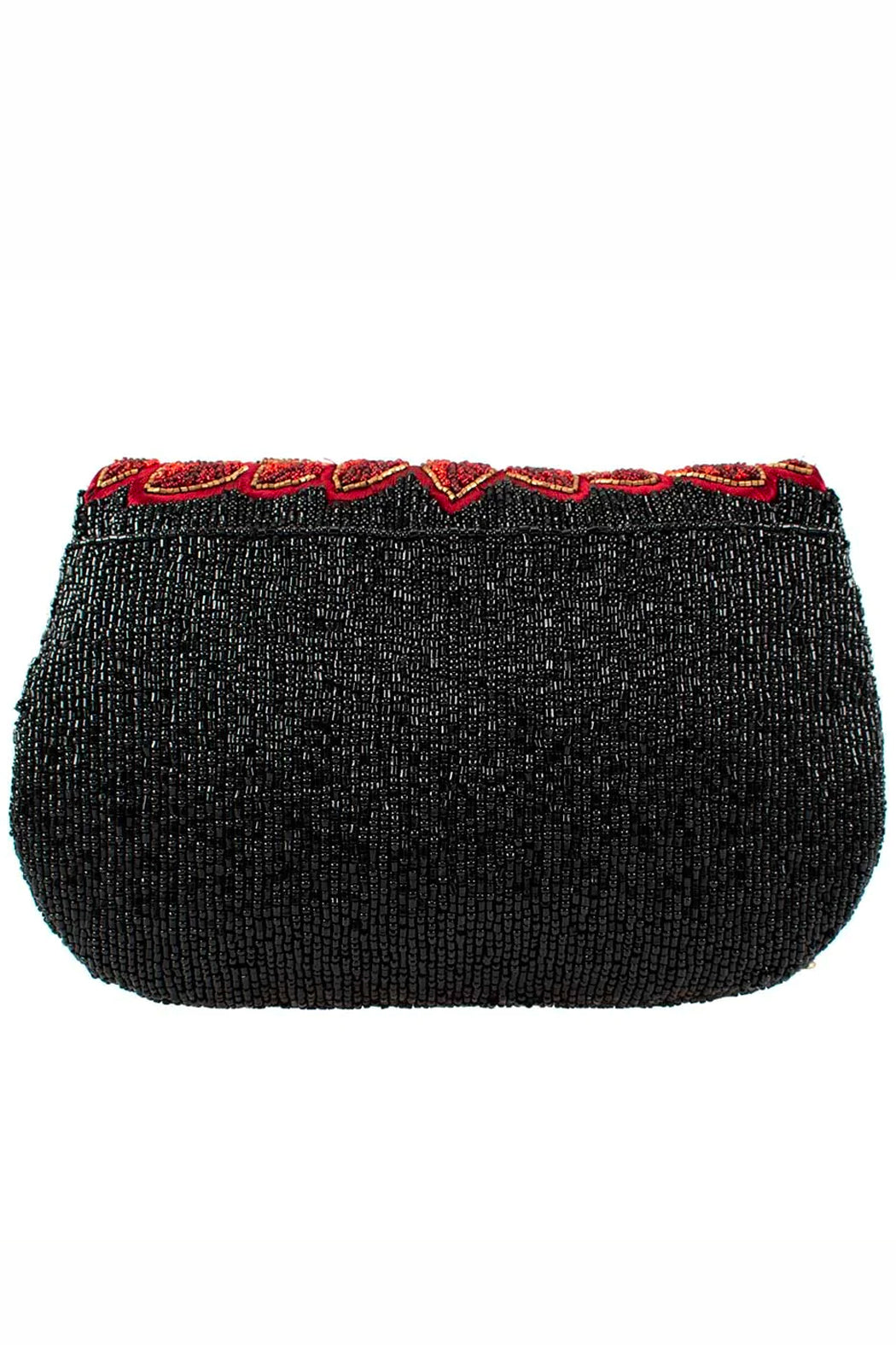 Crimson Bloom Crossbody Handbag