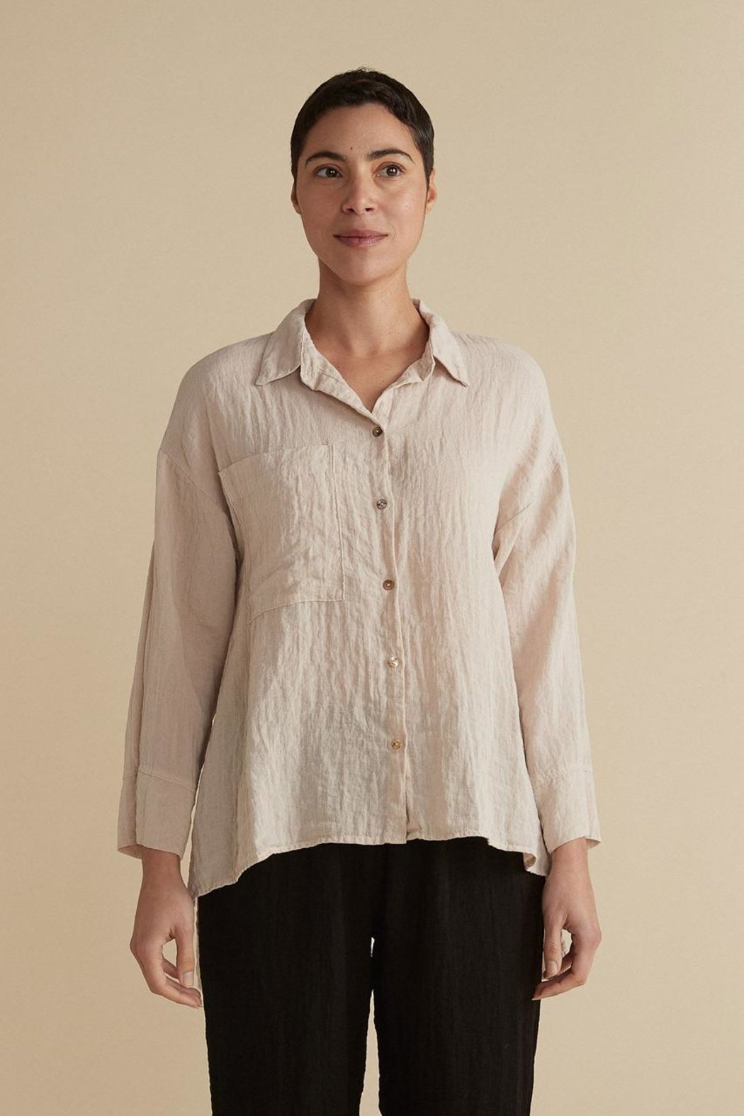 Moonbeam Split Blouse