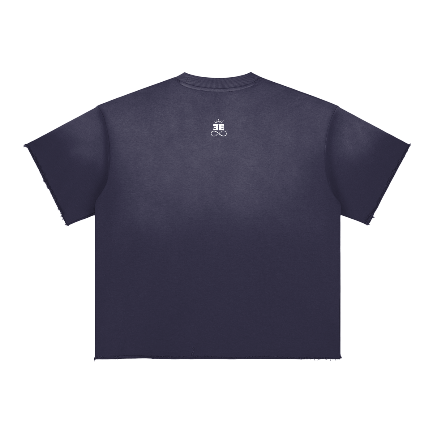 ESSNTIAL ELEMNTS Unisex 350G Sun Fade Raw Edge Tee