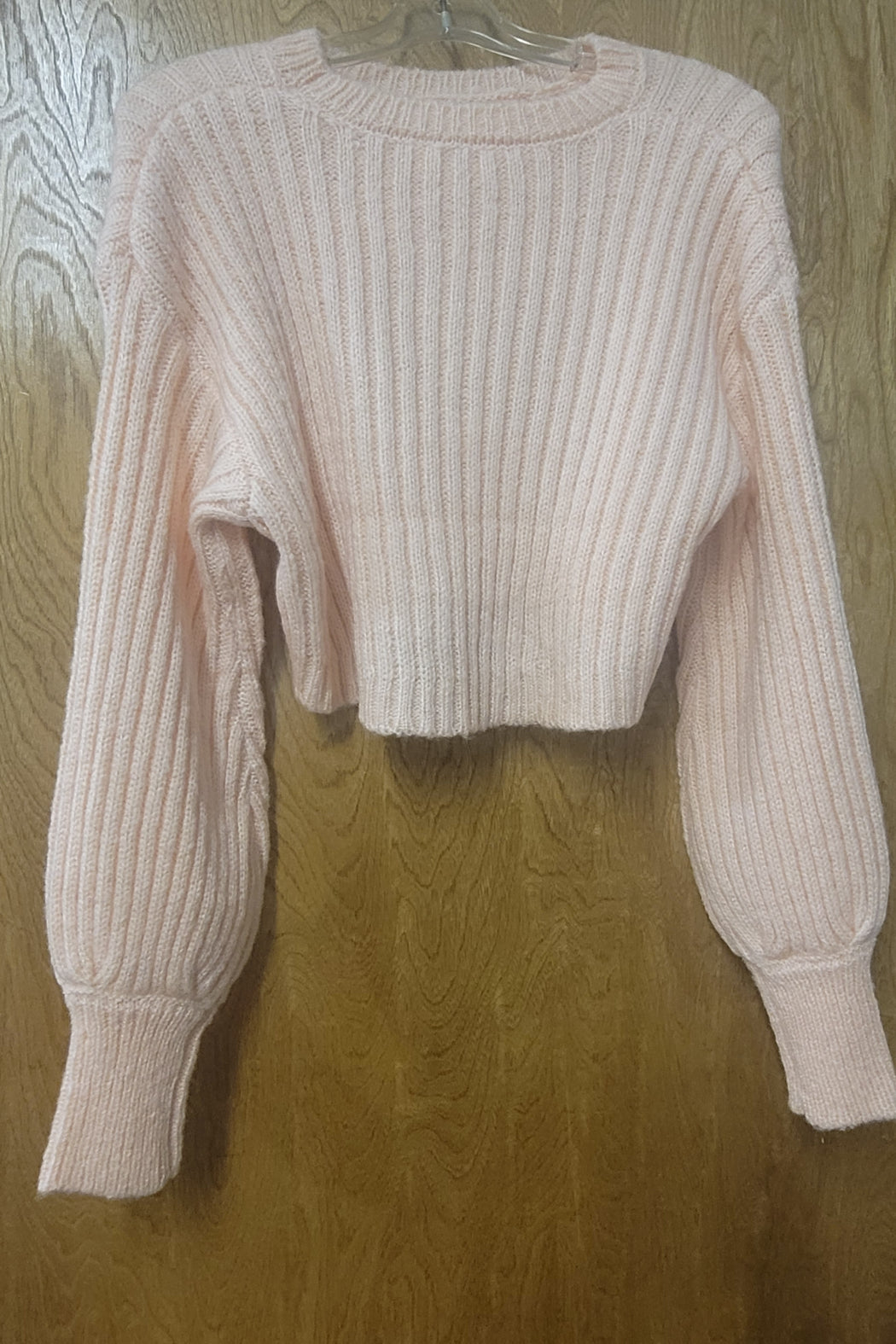 Double Z Short Waist LS Sweater Womans