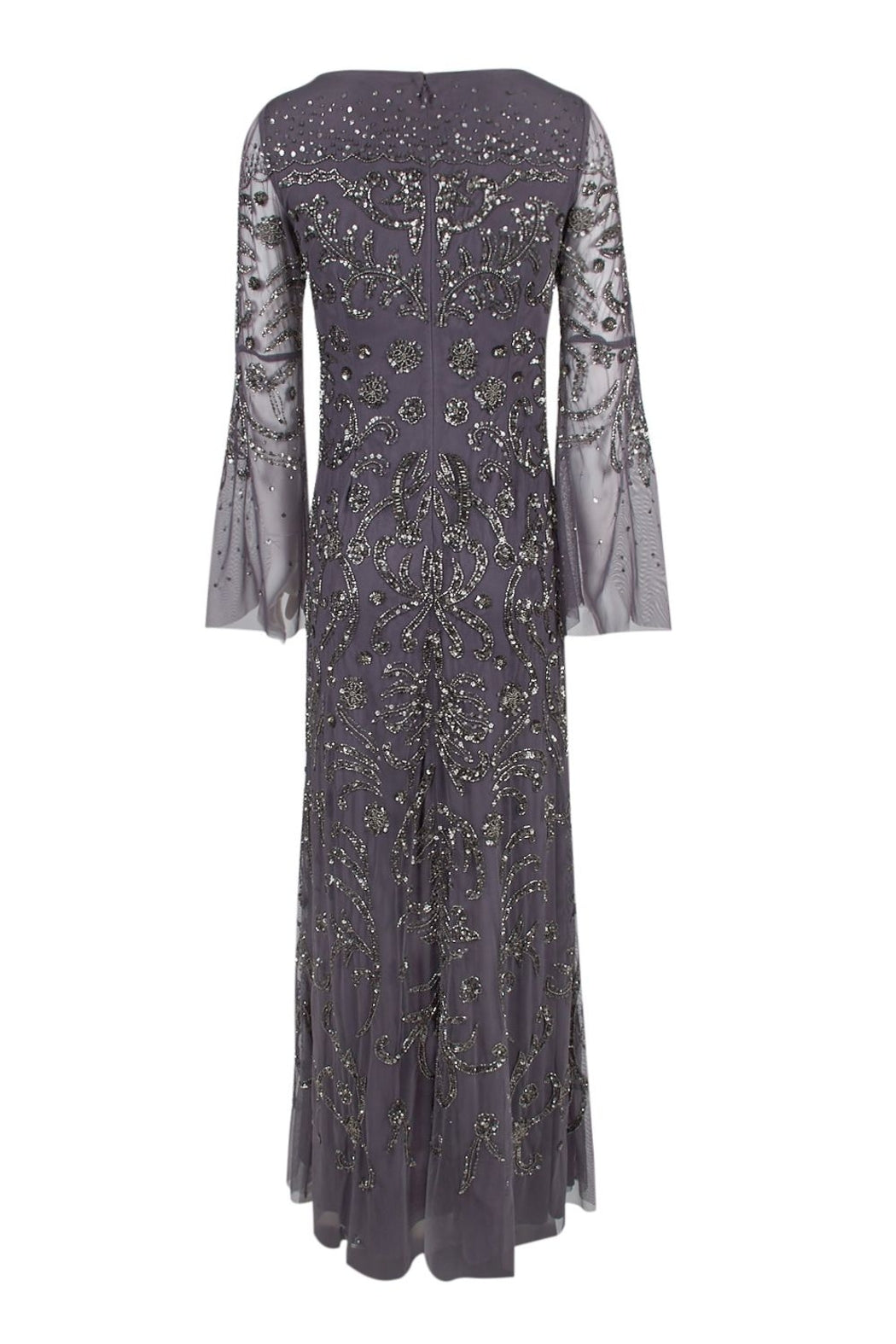 Dusty Purple Beaded Gown