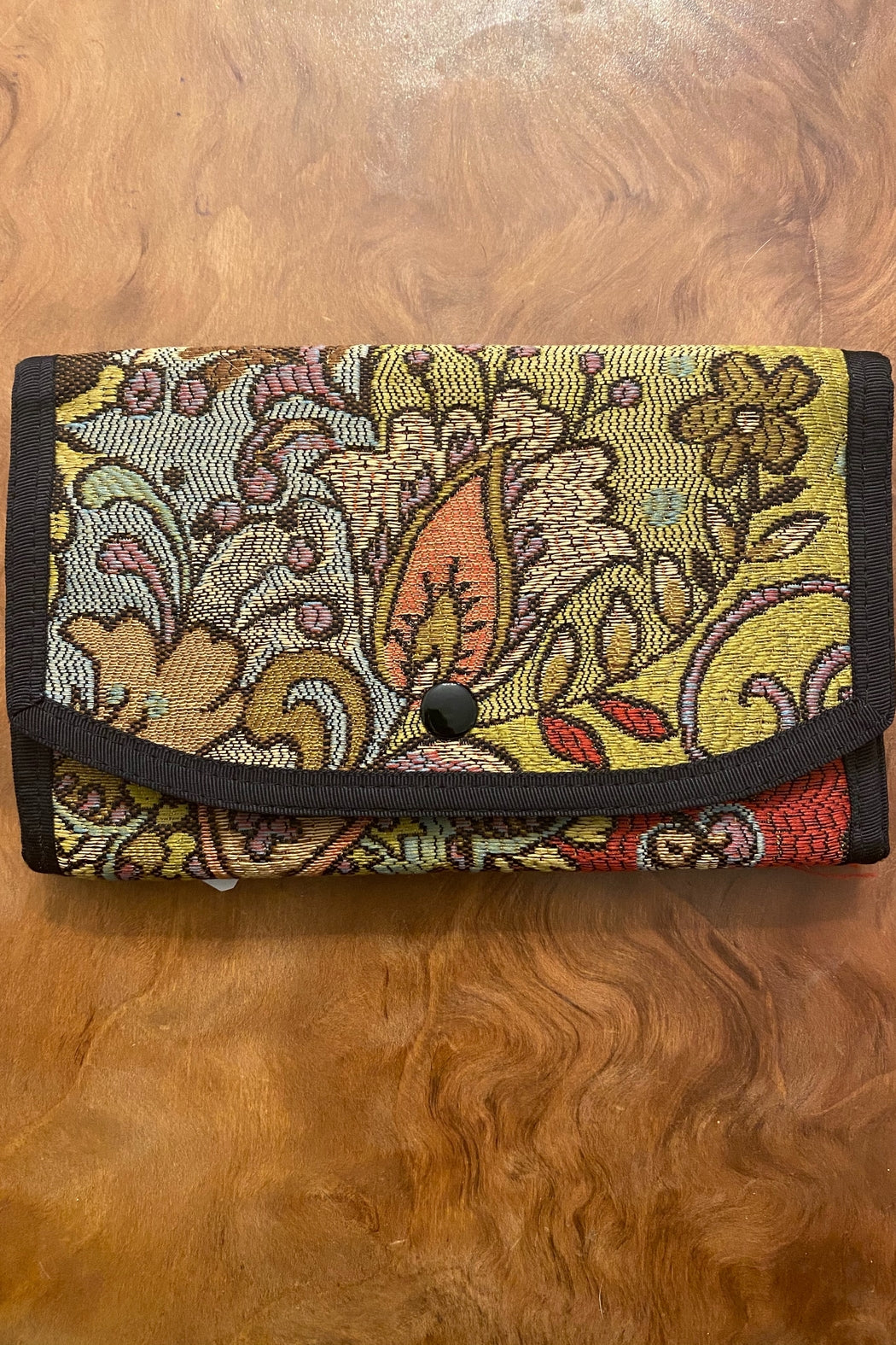 Earth Tone Floral Paisley Wallet