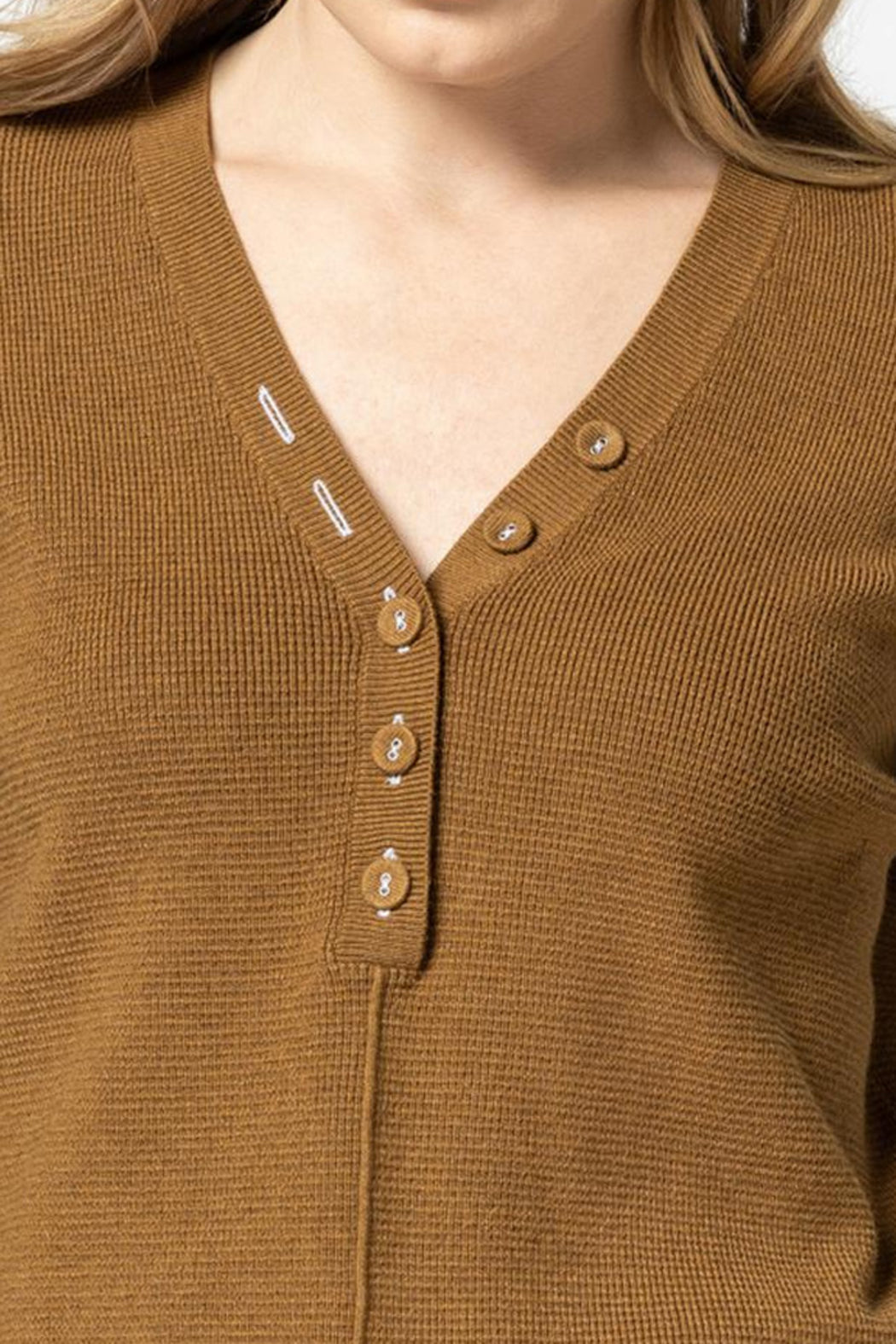 Easy Button Down Henley