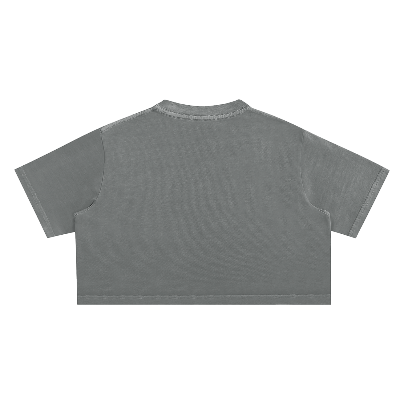 ESSNTIAL ELEMNTS Women's Snow Washed Crop Top Tee