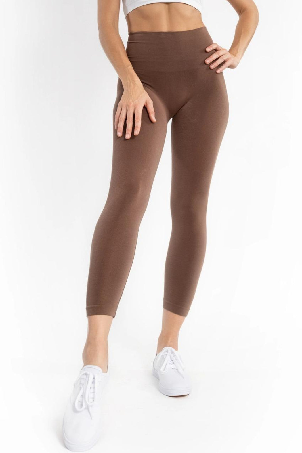 High Waisted Crop Pant