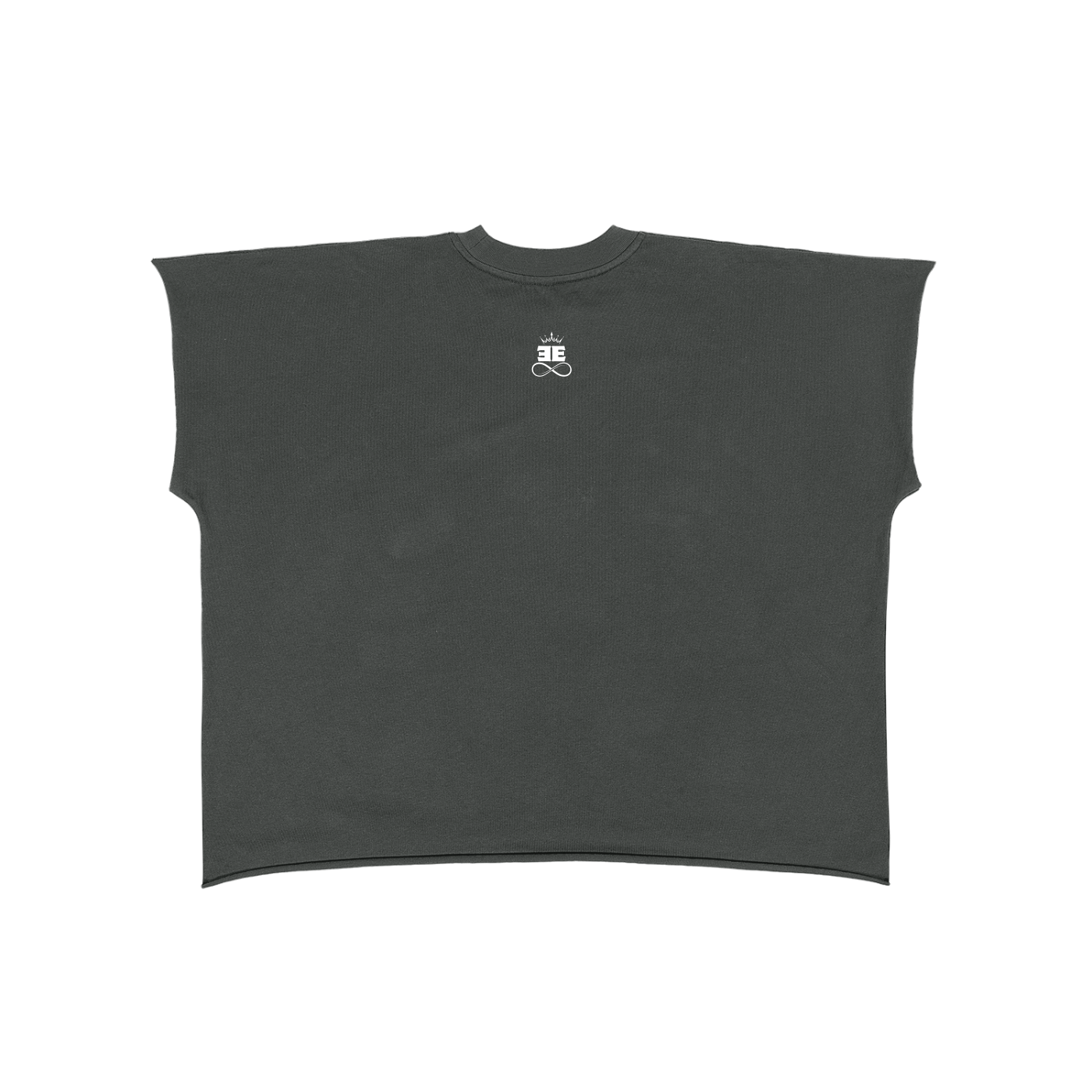 ESSNTIAL ELEMNTS Unisex Raw Edge Boxy Non-Shrink Tee