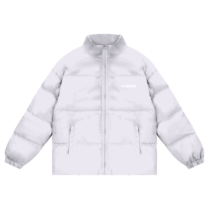 ESSNTIAL ELEMNTS Unisex 900G Zipper Puffer Coat