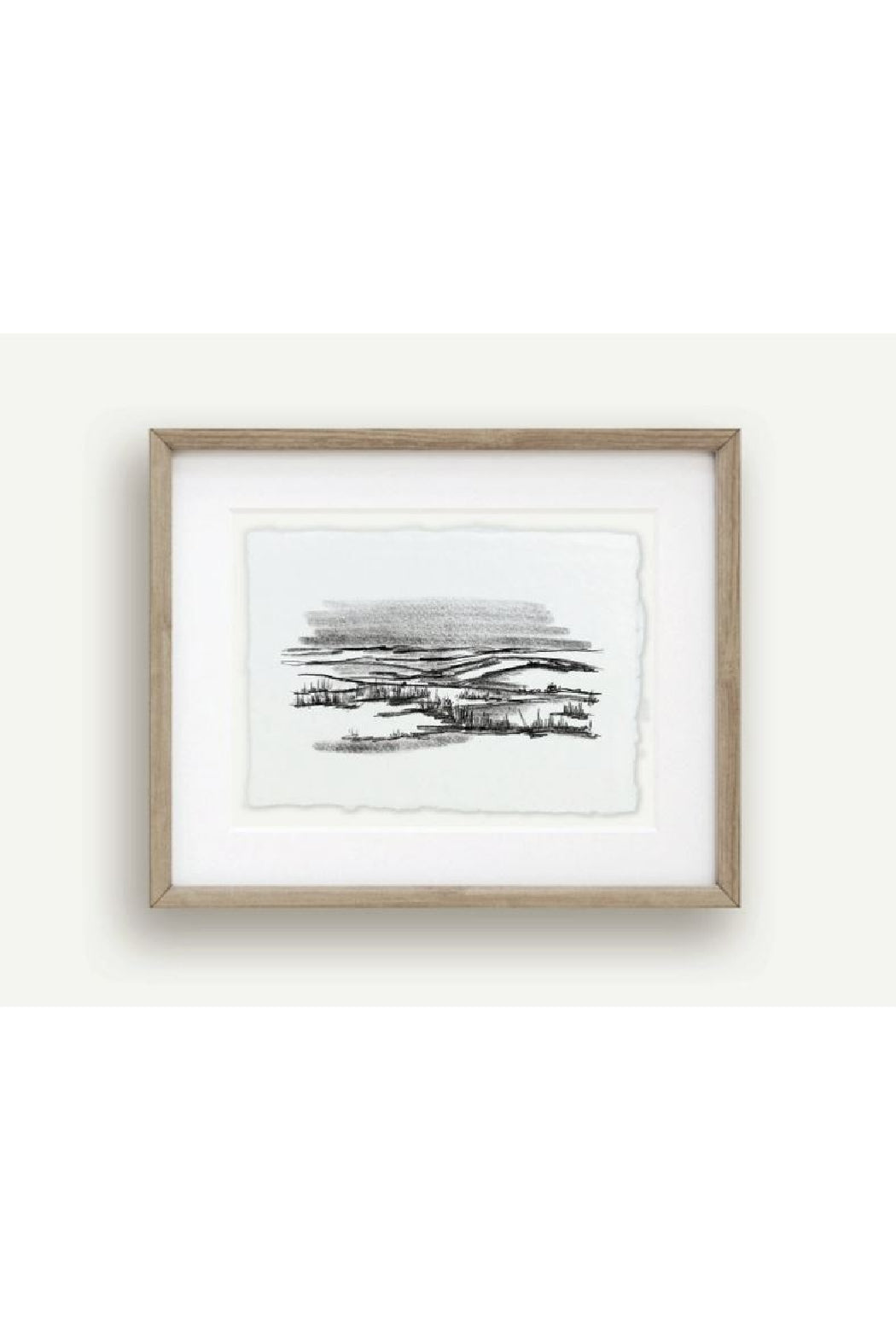 Flint Hills Landscape Sketch 5x7"