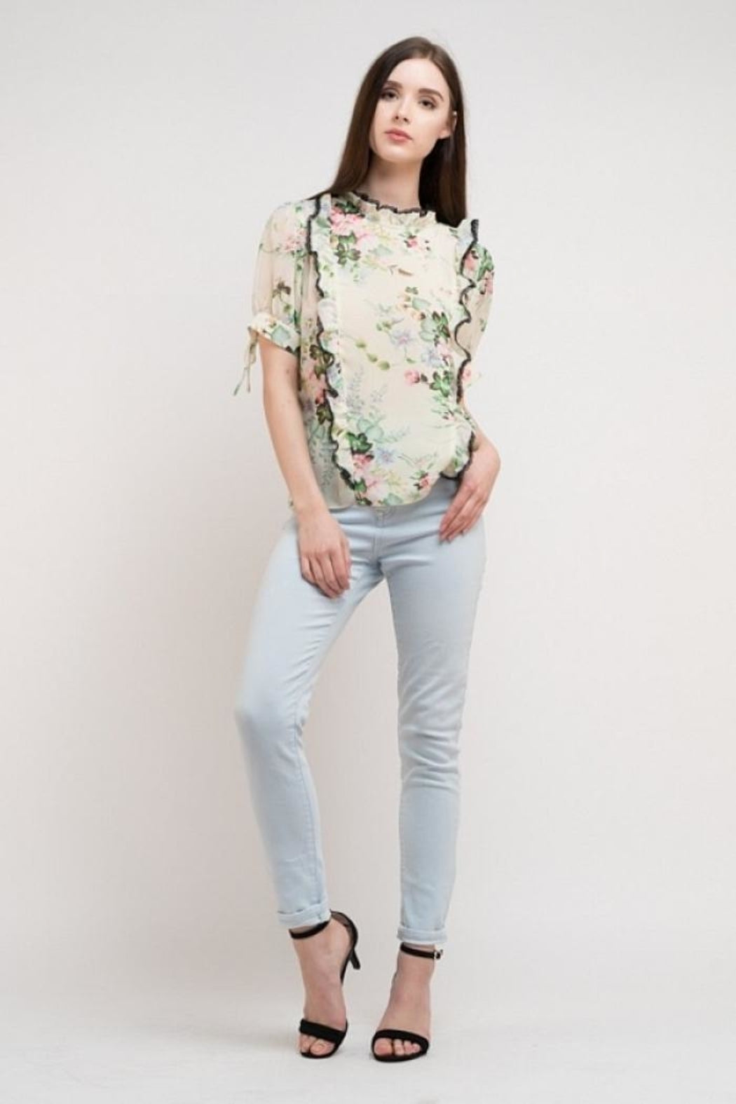 Floral Chiffon Top