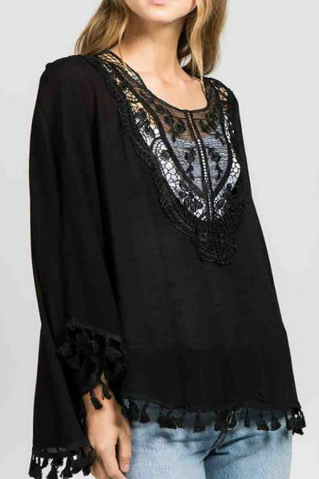 Fringed Fashion Poncho