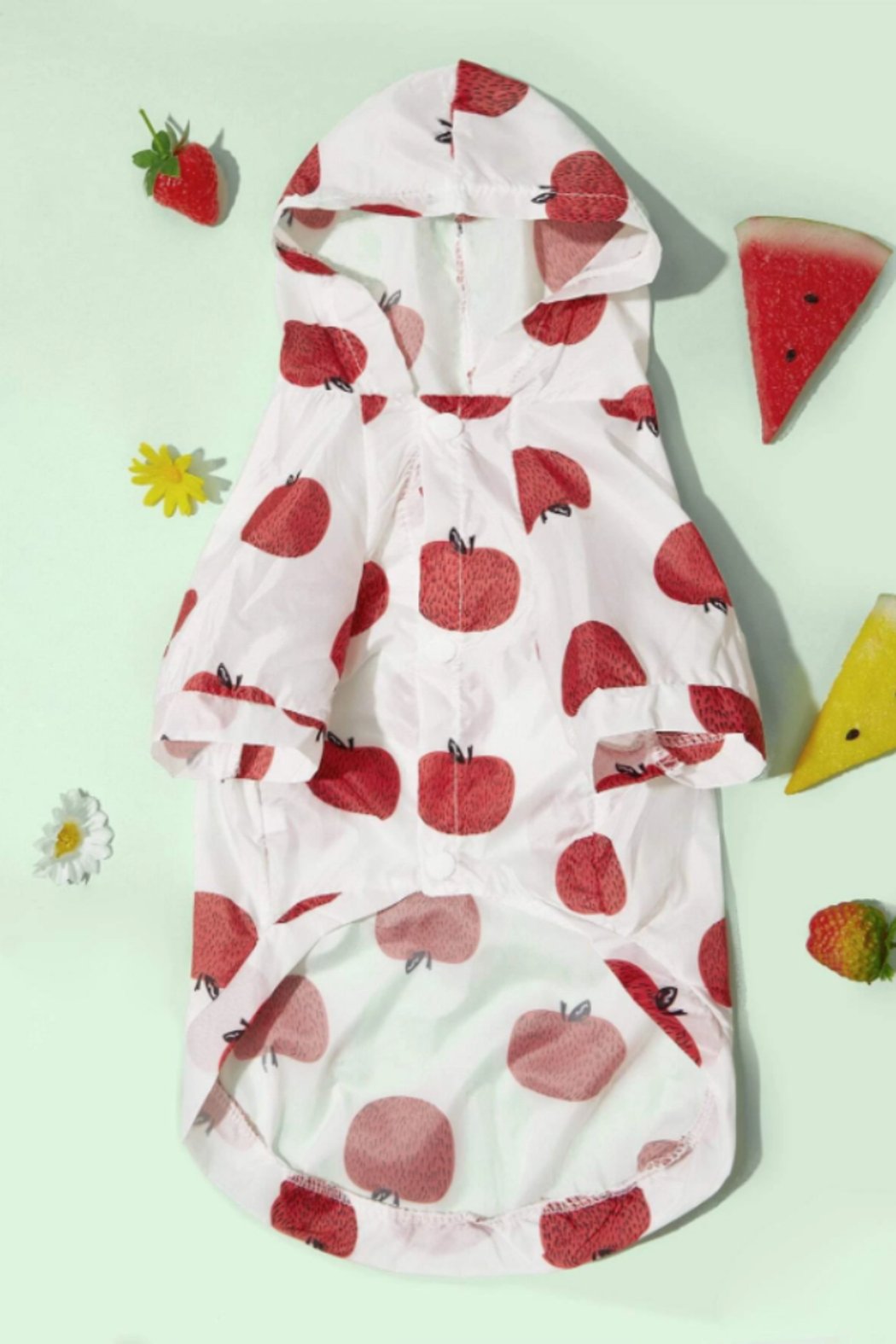Fruit Print Sun Protection Pet Shirt